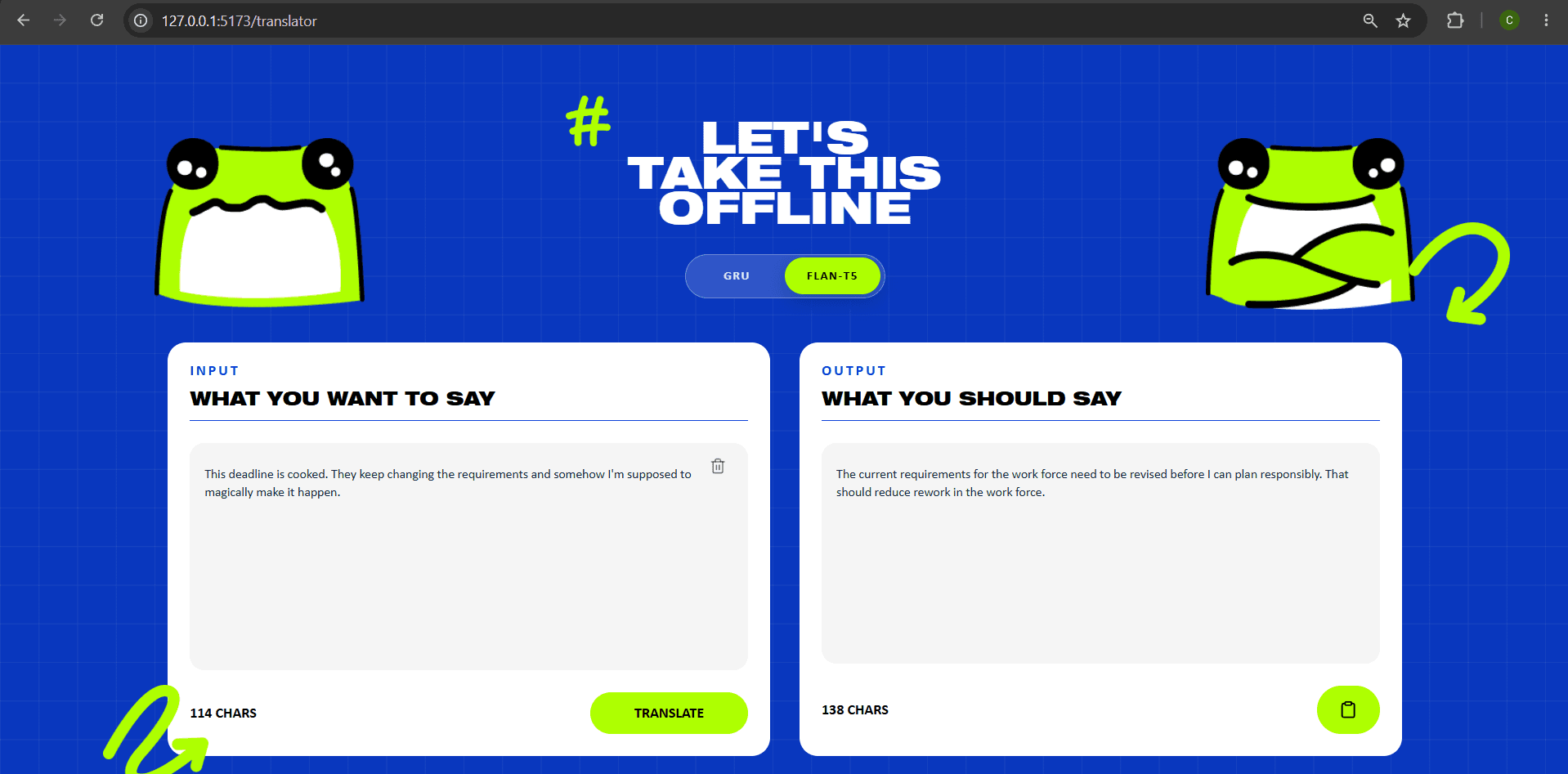 Let's Take This Offline logo